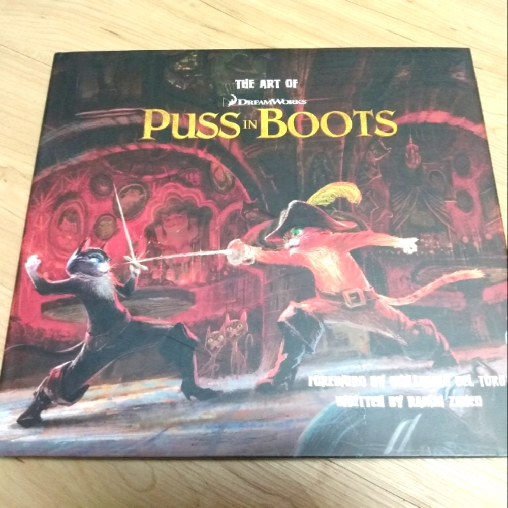 *HTF*The Art of Puss and Boots book